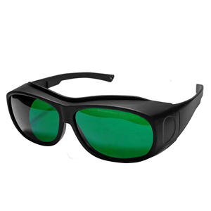 Lunettes de sécurité laser 5900-6900nm, monture noire, lentille de 1,5 mm, protection contre les rayonnements lumineux, fabriquées à Shenzhen - Product Image 4