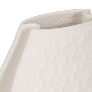 Vaso in Porcellana Texturizzata, Vaso Moderno Stampato in 3D per Soggiorno e Arredamento Casa - Product Image 4