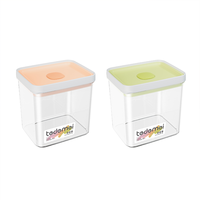 Rechthoekige Multifunctionele Opslagcontainer-1,6l Plastic Materiaal Verschillende Maten En Kleuren Snoep En Noten Opbergdoos
