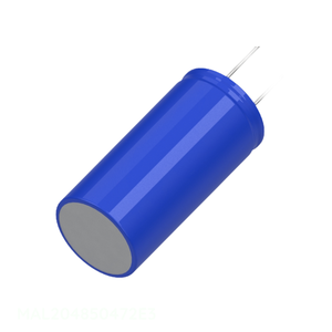 Condensador de canal del fabricante, aluminio, 4700uF, 20%, 35V, radial, 4700 uF, MAL204850472E3, de orificio pasante - Product Image 1
