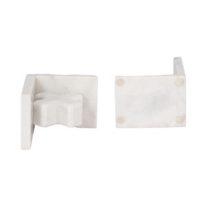 Fermalibri a forma di Xo in marmo, decorazione moderna per libreria, scrivania, soggiorno. - Product Image 6
