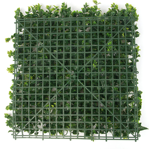 Vente en gros de panneaux muraux en gazon artificiel vert de 50x50 cm avec fleurs de lavande, jardin vertical, <span class=keywords><strong>d</strong></span>écoration intérieure et extérieure - Product Image 5