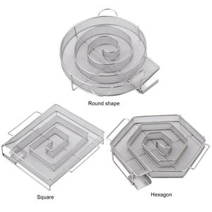 Accessoires <span class=keywords><strong>de</strong></span> barbecue en acier inoxydable 304 <span class=keywords><strong>générateur</strong></span> <span class=keywords><strong>de</strong></span> <span class=keywords><strong>fumée</strong></span> résistant à la chaleur et à la rouille pour le nettoyage facile <span class=keywords><strong>de</strong></span> la poussière <span class=keywords><strong>de</strong></span> bois avec brosse - Product Image 5