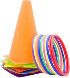 Ensemble de jeux de lancer d'anneaux en plastique MYT, jeux de carnaval en plein air, jeux de lancer pour enfants et adultes, fête d'anniversaire, <span class=keywords><strong>jeu</strong></span> de pelouse dans la cour (26 pièces) - Product Image 6