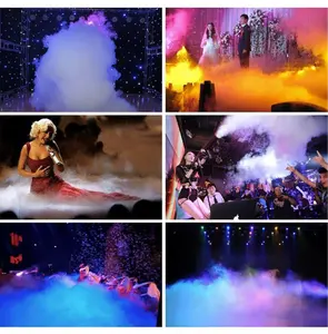 CH 1500W Light Smoke Machine Fog Machine For Wedding Party Fog Machine Stage Light For Wedding Dj Party