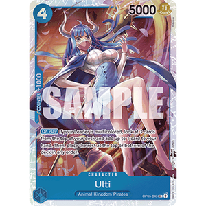 Pour le jeu de cartes Ulti OP05-043 SR (JAP) 500g en stock Catégorie de produit Jeux de cartes - Product Image 1