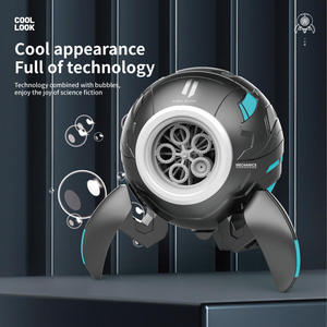 Machine à bulles automatique 5 trous, 2 couleurs, technologie cool, jouet robot pour enfants, idéal pour les fêtes estivales en extérieur - Product Image 5