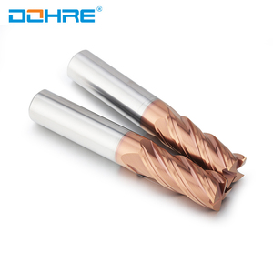Fraise en bout de carbure de DOHRE <span class=keywords><strong>UEX</strong></span> fraise en bout carrée de 4 cannelures fraise élevée fortement précise de la dureté 60 - Product Image 2
