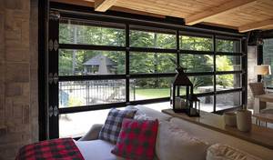 Khung cửa nhà để xe 10x12 + Cửa nhà để xe cắt kính cường lực hoàn toàn trong suốt - Product Image 3