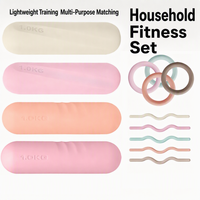Nouvelle Arrivée Transfrontalière : Barre d'haltères en silicone, Mini Barre d'haltères Portable pour le Yoga et le Renforcement des Bras, Fitness à Domicile pour Hommes et Femmes