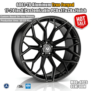 Jantes forgées 6061-T6 de 17 à 24 pouces, 20x9, 21x9.5, 5x112, noires, sport, à motif maillé, compatibles avec <span class=keywords><strong>Audi</strong></span> <span class=keywords><strong>A6</strong></span> S6 <span class=keywords><strong>RS6</strong></span> C7 C8 - Product Image 4
