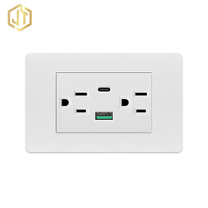 Enchufe Eléctrico Estándar Americano Blanco al por Mayor, Combo Familiar de Interruptor y Enchufe de Luz para Hogar y Hotel - Product Image 3