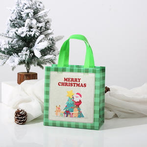 Sac de rangement pliable en papier pour cadeaux de Noël, personnalisable avec logo imprimé, étanche, antichoc, anti-poussière, taille personnalisée, différentes couleurs - Product Image 3