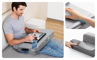 Bureau multifonctionnel avec support pour téléphone pour ordinateurs portables de 17 pouces et tablettes de 12.9 pouces