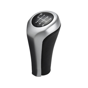 Car <b>Gear</b> Shift <b>Knob</b> For Bmw E90 E91 E92 X1 X3 X5 6 Speed Aluminum Alloy Silver Black Ergonomic Design - Product Image 2