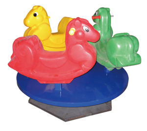 Silla Giratoria Infantil JQL, <span class=keywords><strong>Carrusel</strong></span> para Patio de Juegos al Aire Libre, Construcción de Acero y Plástico, Capacidad de 100-300 kg - Product Image 2