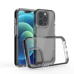 2023 grosir pabrik 3M casing ponsel uji antijatuh TPU + PC + TPE casing ponsel untuk IPhone seri 13-15