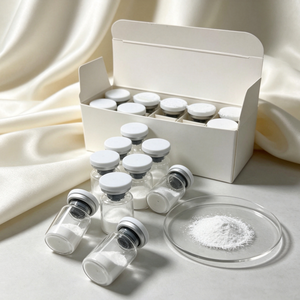 Lista de Precios de Péptidos de Fábrica China, Péptidos Liofilizados 99% Puros, Polvo de Péptidos Secos por Congelación, Materia Prima Cosmética GHK-CU - Product Image 4