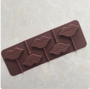 Molde de piruleta sin BPA, molde de silicona para Chocolate, molde para hornear, antiadherente para 6 magdalenas de tamaño completo - Product Image 2