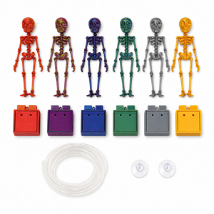 Scheletro Danzante Dorato in PLA, Accessorio per Acquario, Pietra Porosa per Ossigenazione, Ornamento per Acquario di Halloween, Stampa Digitale, Prodotto negli USA - Product Image 6