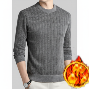 T-shirt basique en maille à col rond pour homme - Product Image 1