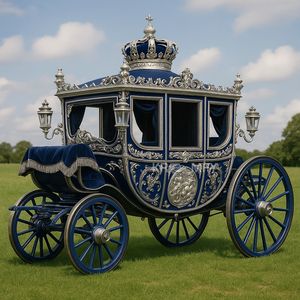 Carruaje de Caballos Antiguo para Decoración Navideña al Aire Libre, Estilo Princesa, Transporte Especial por el Fabricante - Product Image 6