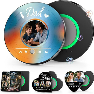 Nuevo Imán de Refrigerador Acrílico Personalizado al por Mayor <span class=keywords><strong>con</strong></span> Reproductor de Música, Imán de Refrigerador <span class=keywords><strong>con</strong></span> Álbum de Fotos Personalizado DIY - Product Image 4