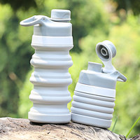 Bouteille d'eau potable en silicone en promotion, avec logo personnalisé