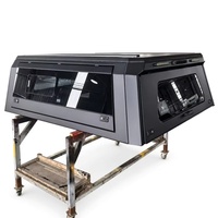 Auvent de camionnette en alliage d'aluminium à verrouillage pour NP300 Dodge Ram Toyota 2016-2026 5FT 6FT, compatible avec les rails de toit à fente en T type aile de mouette