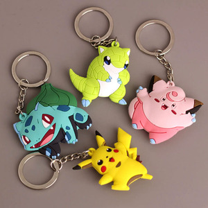 Profesional OEM PVC plástico Anime goma PVC llavero personalizado para regalos llavero fabricante - Product Image 1