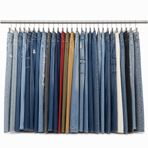 Lote al por mayor de pantalones vaqueros extra largos para mujer, tallas mixtas S-3XL, colores surtidos, estilo boyfriend, rasgados, tipo cargo, jeans largos para mujer - Product Image 2
