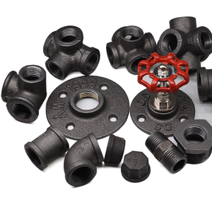 Flangia per Tubi Nera Filettata da 1/2, 3/4, 1 Pollice - Product Image 1