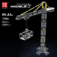 Vente chaude Moule King 17004 RC Tour Grue Ingénierie Véhicule Bloc De Construction MOC-25729 Enfants Cadeau De Noël