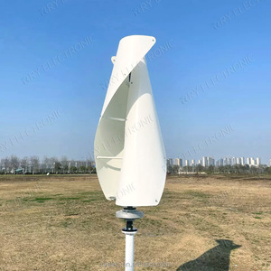 Aerogenerador de Eje Vertical Pequeño de 1kw 12v 24v para Uso Doméstico, Aspas Helicoidales con Controlador MPPT, Sistema Fuera de la Red para Uso Doméstico - Product Image 3