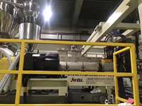 Máquina de extrusión de láminas de plástico con bandeja para siembra de PET Jwell
