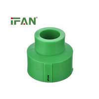 IFAN CE ISO Raccords PPR 20-125MM Coude à Emboîtement et Té pour Tuyaux PPR PN25 Couleur Verte