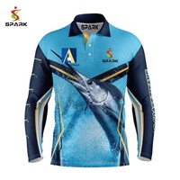 Chemise de pêche anti-UV à manches longues, maillot de pêche par sublimation