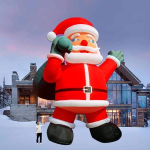 Giant 33ft Customized Christmas Decorations Outdoor Giant Inflatable <strong>Santa</strong> <strong>Claus</strong> Yard Decoration <strong>Santa</strong> Balloon - Product Image 2