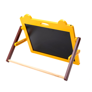 COMMIKI grosir gambar meja lucu lukisan seni sandaran papan tulis kayu lipat anak-anak meja kuda-kuda - Product Image 3