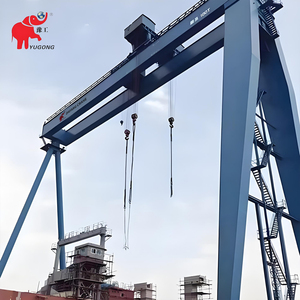 Gran oferta, grúa de pórtico de elevación para barcos, precio de 50ton, 80ton, 100ton, 150ton, doble viga, grúas de pórtico para construcción de barcos para astillero - Product Image 5
