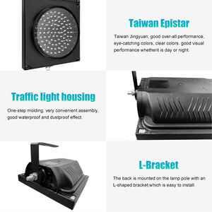 Luz <span class=keywords><strong>de</strong></span> señal <span class=keywords><strong>de</strong></span> tráfico LED 300mm Carcasa <span class=keywords><strong>de</strong></span> PC Luces <span class=keywords><strong>de</strong></span> muelle <span class=keywords><strong>de</strong></span> carga en rojo Verde 400mm Semáforo <span class=keywords><strong>de</strong></span> carril - Product Image 4