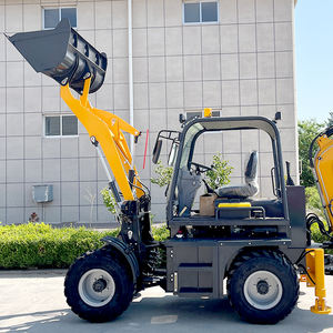 Ventas calientes Nuevo Mini Retroexcavadora Cargador de ruedas Pequeño Retroexcavadora Excavadora Mini Bulldozer Fabricante - Product Image 4