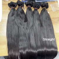 Cheveux humains bouclés indonésiens de qualité supérieure, mèches de cheveux bouclés birmans, mèches de cheveux bruts indonésiens