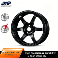 Velg JXAP Custom 57DR Gram Light Wheel 5x100 5x114.3 Rims 6 Spoke Forged Wheels untuk Nissan 350Z 370Z Subaru BRZ