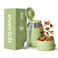 Le pot de nourriture isolé portable de 20oz en acier inoxydable pour enfants garde les aliments et les liquides chauds ou froids pendant 24 heures