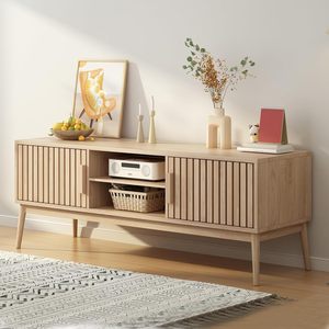 Home small apartment low cabinet/floor cabinet, non-solid wood living room storage cabinet/<b>TV</b> <b>stand</b>, modern minimalist - Product Image 3