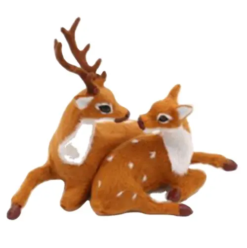 luxury New arrivals Christmas Decoration artificial animal Supplies foam rattan deer
