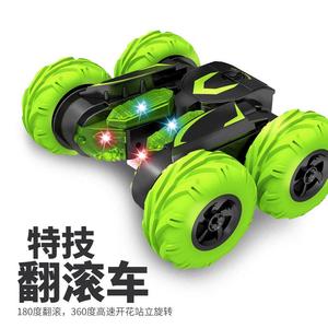 Coche de acrobacias con giro de 360 grados, juguete con control remoto para niños, de plástico eléctrico, para interiores y exteriores, de 8 a 13 años, listo para usar. - Product Image 1