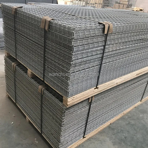 รั้วตาข่ายลวดเหล็กชุบสังกะสีไฟฟ้าเคลือบพีวีซีสีดำ แผงเชื่อมพร้อมบริการดัดและตัด รูทรงสี่เหลี่ยม - Product Image 6