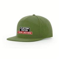 Pabrik Grosir Produsen Topi Kustom, Topi Snapback Adjustable, Topi Flat Bill Berlubang, Tahan Air, untuk Olahraga Luar Ruangan